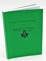 Scottish Masonic Standard Ritual book för Craft and Mark Ceremony