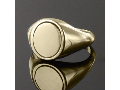 Guld Royal Arch Masonic Ring - Röd med vändbart huvud - 9 karat guld
