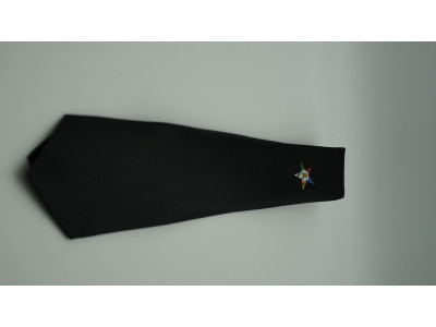 Order of Eastern Star Tie - Svart