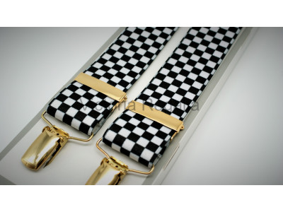 Masonic Braces- Chequered 