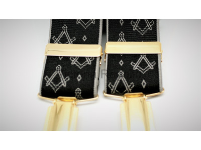 Masonic Braces - Black