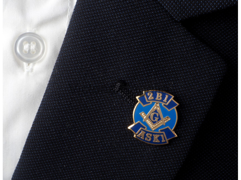 SCA Masonic 2B1 ASK1 Lapel Pin Mason Freemason