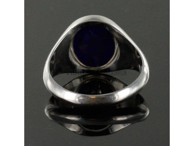 Masonic Solid Silver Triple Tau Ring with Reversible Head