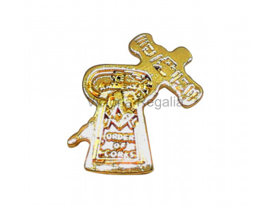 Ye Order of Cork Masonic Freemasons Lapel Pin