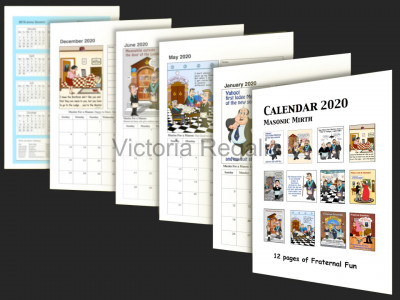 2020 Calendar with Masonic Mirth