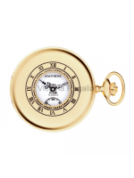 Free Masons Masonic Pocket watch - Masonic Gold Plated Quartz Half Hunter Pocket Watch