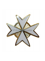 Knights of Malta - White - Masonic Freemasons Lapel Pin