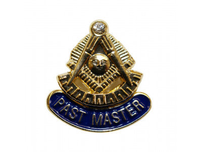 Past Master Masonic Freemasons Lapel Pin