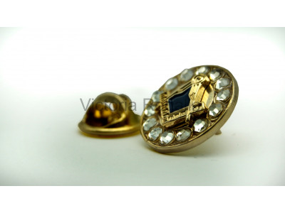 Freemasons Gold Coloured Square & Compass Masonic Lapel Pin