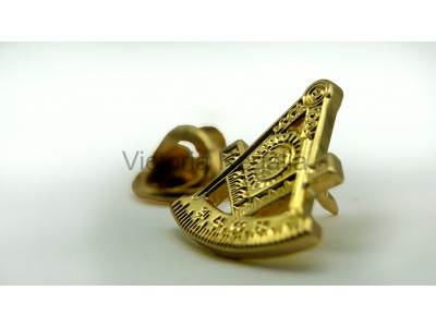 Massoni massonici color oro Past Master Masonic Lapel Pin