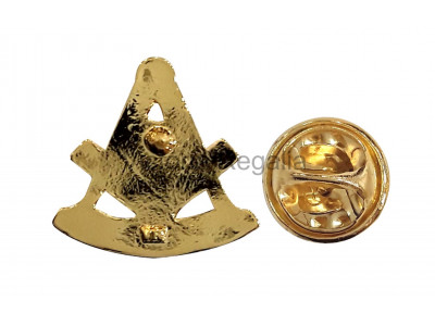 Freemasons Gold Coloured Masonic Past Master Masonic Lapel Pin