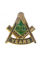 Freemasons Masonic 30 YEAR Lapel Pin