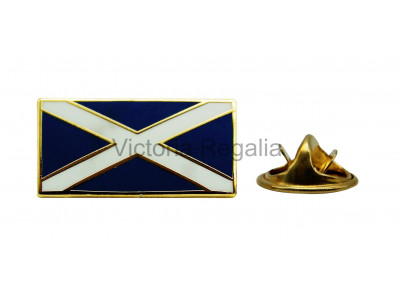 Pin de solapa masónico de la bandera de los masones-escoceses Saltire