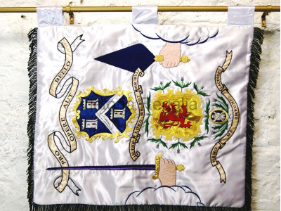 Banderoll - handbroderad - Royal Order of Scotland