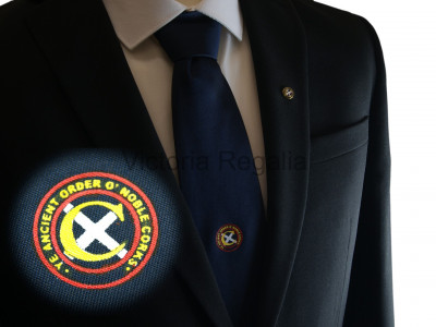 Ye' Ancient Order of Noble Corks Navy Tie