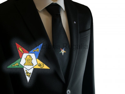 Order of Eastern Star Tie - Black