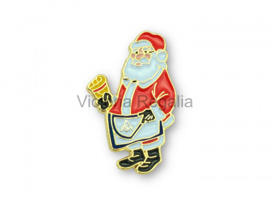 Masonic Santa Claus Christmas Edition Spilla da bavero