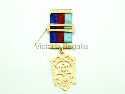 Royal Arch Tri-Colour Collarette and Breast Jewel Set - English Constitution