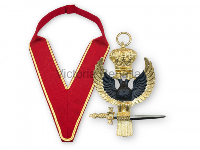 32nd Degree Collarette and Jewel Set - English Constitution