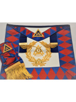 Supreme Grand Chapter Apron and Sash Finest- English Constitution