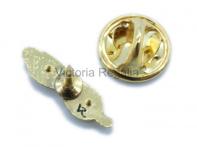 Freemasons Cable Tow Massonic Lapel Pin - Gold