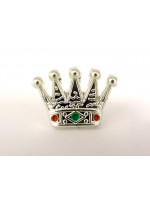 Masonic Royal Arch PZ Crown Freemasons Silver Lapel Pin