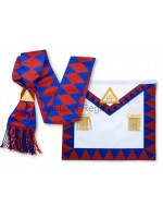 Royal Arch Companion Apron and Sash - Finest - Lambskin -  English Constitution