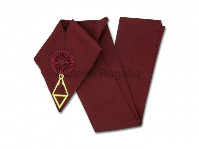 Royal Order of Scotland Crimson Cordon Sash med juvel