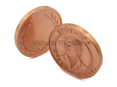 Robert Burns Memorial Copper Coin - Token