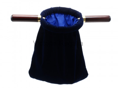 Masonic Velvet Alms Bag - Available in Various Colours