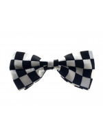 Freemasons Bow Tie with Masonic Chequered Pattern - Pre-tied