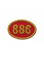 Irish Royal Arch Chapter number Badge for Collar (Small) - Irish Constitution