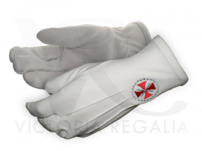  Cotton Gloves for Grand Commandery of Scotland - Knights Templar