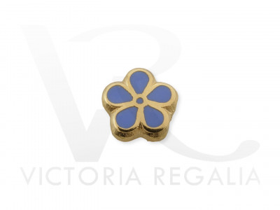 Masonic Forget Me Not Freemasons Lapel Pin - Gold - Speck of Dust