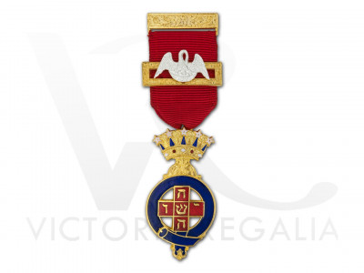Rose Croix Past Most Wise Sovereign Breast Jewel - English Constitution