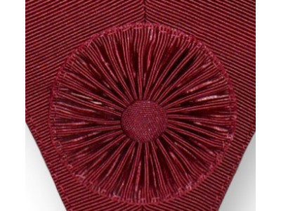 Royal Select Masters District Collarette Crimson Rosette 60mm -English Constitution