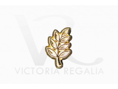 Acacia Leaf Masonic Freemasons Lapel Pin Gold