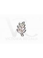 Masonic Acacia Leaf Frimurarens revers Pin Pin Silver