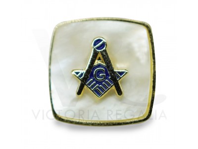 Masonic Mother of Pearl  Lapel pin - LP166